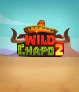 Embark on the lively Mexican desert with Wild Chapo 2 slot by Relax Gaming, highlighting a whimsical bull wearing a sombrero amid a serene desert backdrop. This image captures the charm and humor of the game, ideal for fans of animated adventure slots, providing a captivating gaming experience.