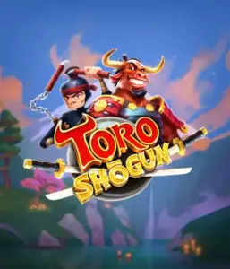 Dive into the vibrant world of Toro Shogun slot by ELK Studios, featuring a brave samurai and a playful red bull together on an adventure. This graphic depicts the fusion of Japanese culture and whimsical fantasy, set against a serene forest backdrop. Ideal for those interested in cultural fusions in gaming, delivering a captivating adventure.